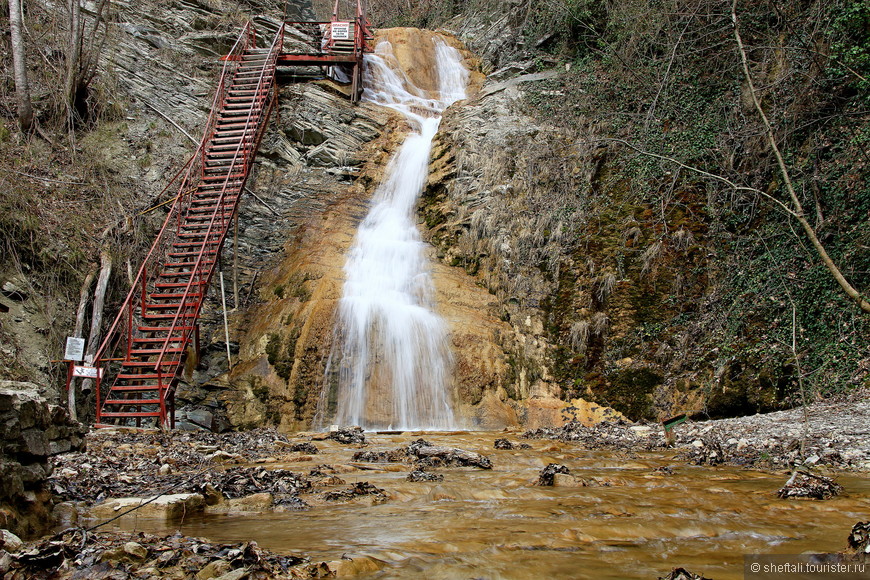 Гебиусские водопады в Геленджике