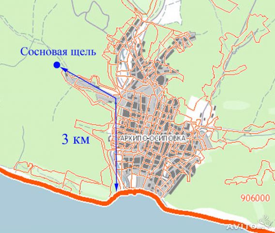 Урочище Сосновая щель в Архипо-Осиповке